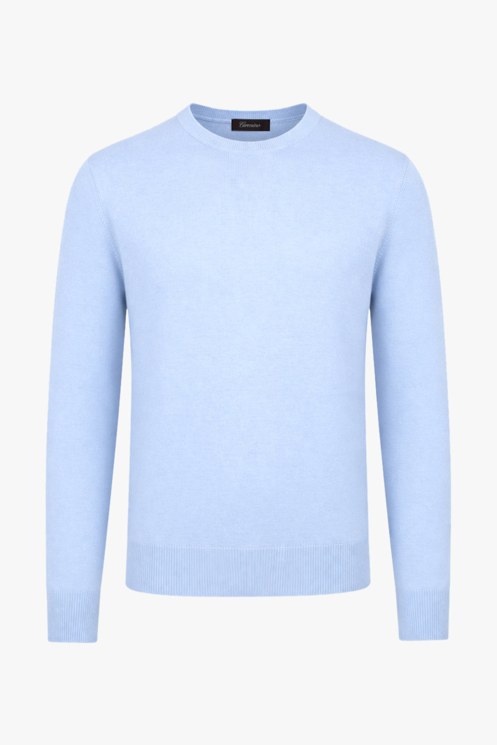 Mateo strikket crew neck Light blue