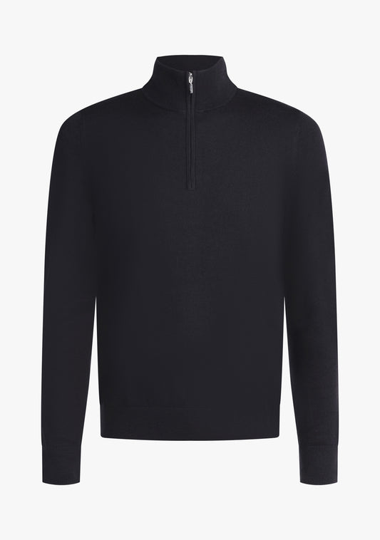 Max half zip genser navy