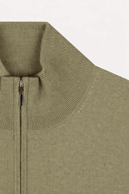 Max half zip genser olive green