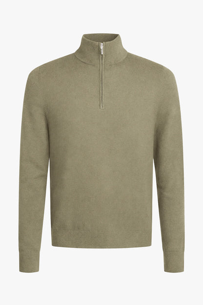 Max half zip genser olive green
