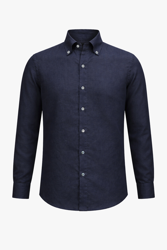 Enzo linen shirt navy