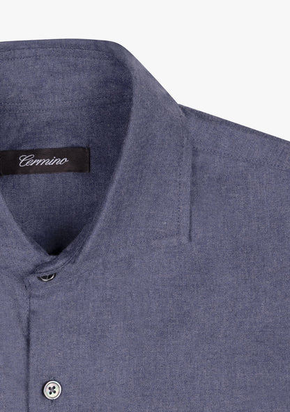 Enzo flannel shirt Navy