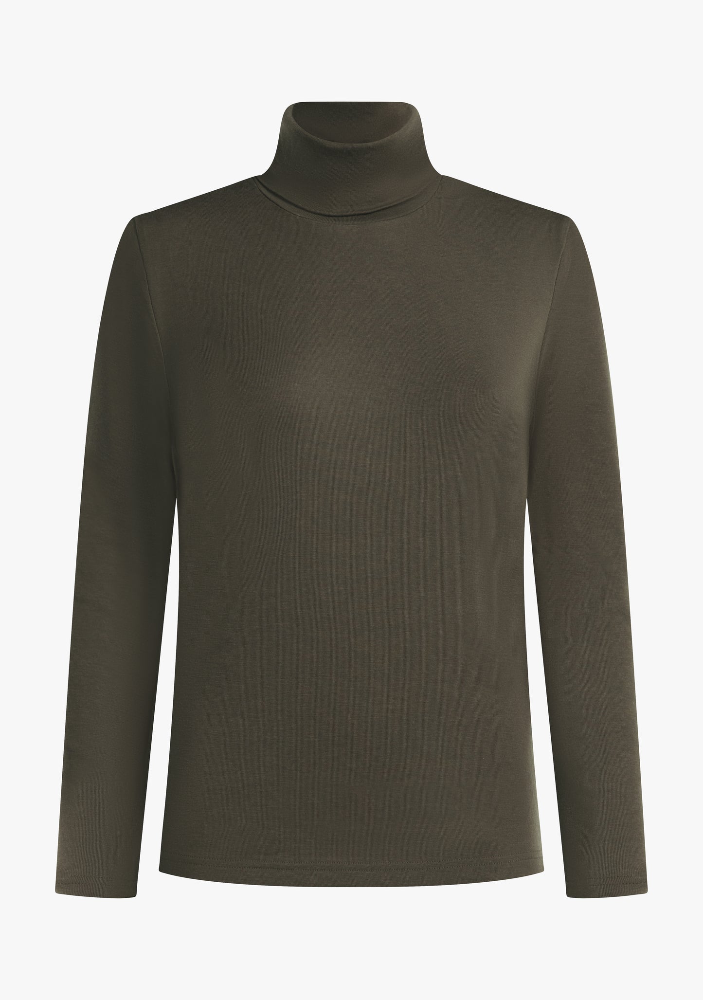 Nola wool jersey rollneck Olive
