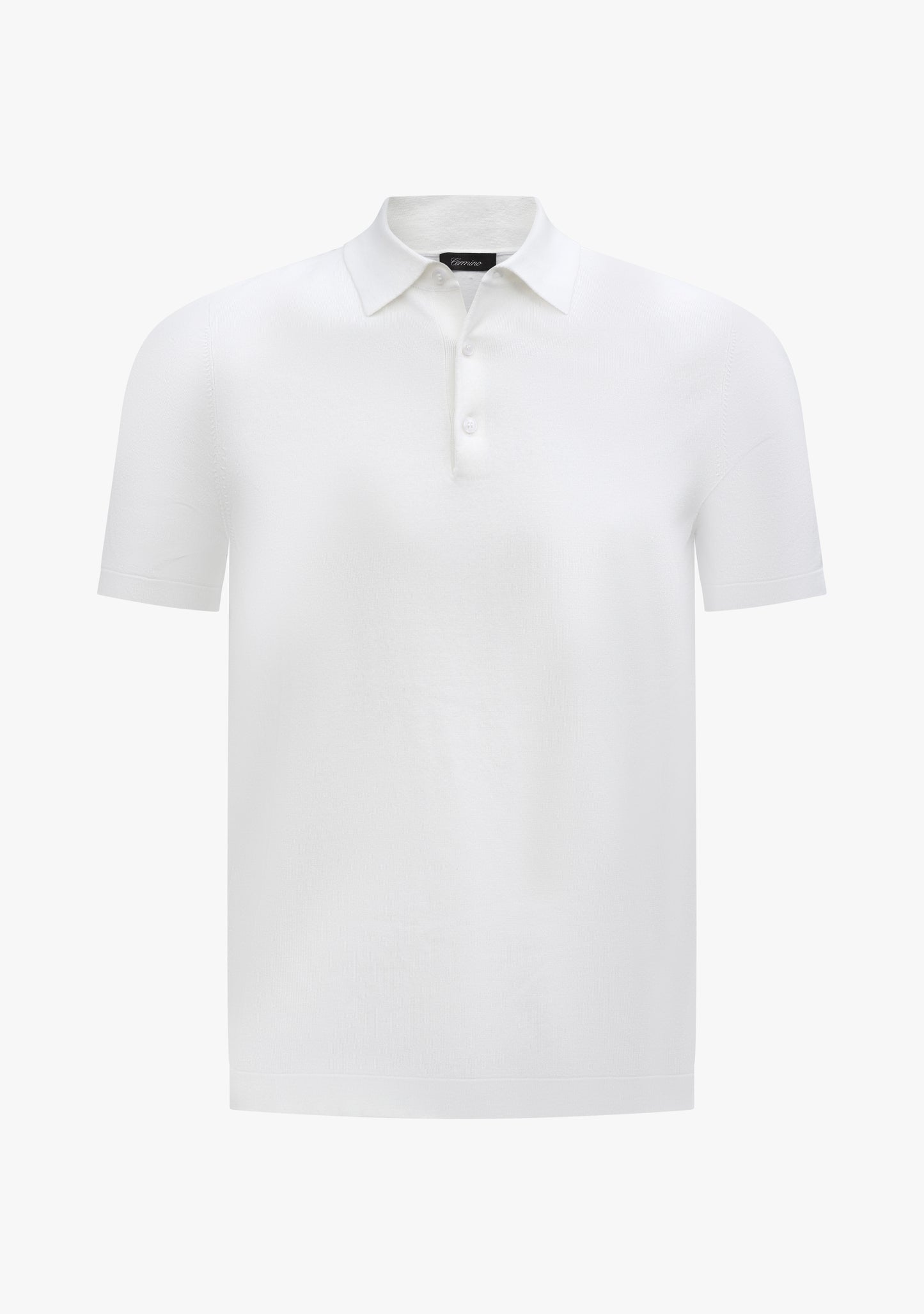 Jacob strikket polo off-white
