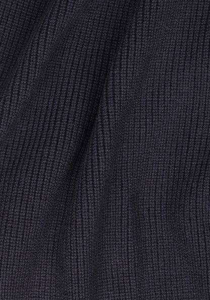 Oscar Lapel Cardigan Navy