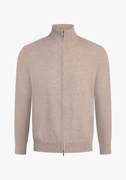 Ralph Full zip sweater Taupe