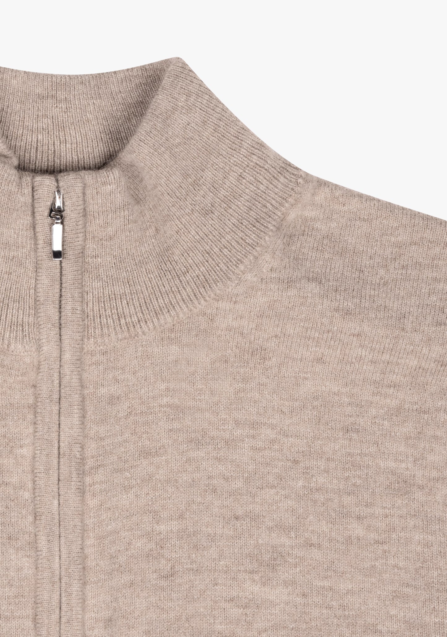 Ralph Full zip sweater Taupe