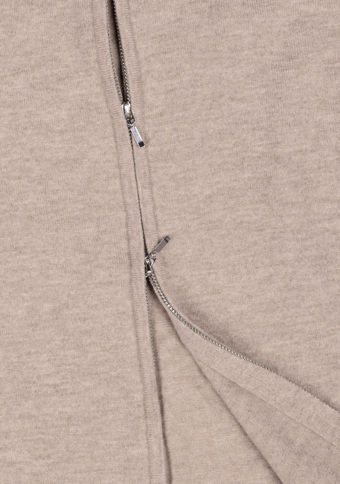 Ralph Full zip sweater Taupe