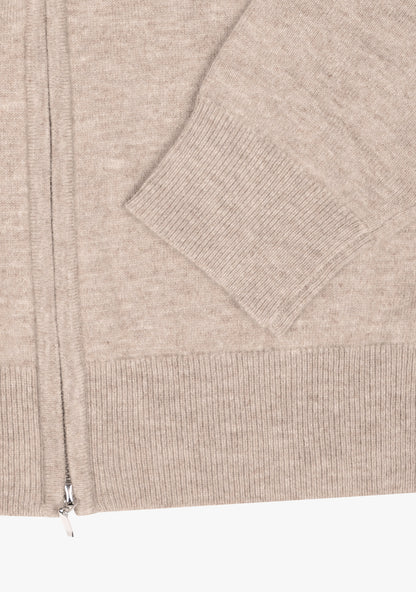 Ralph Full zip sweater Taupe