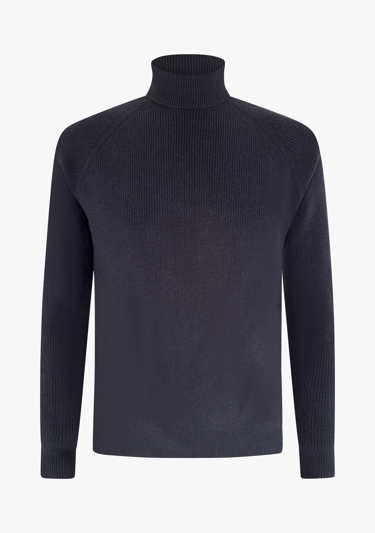 St.Moritz rib roll-neck navy