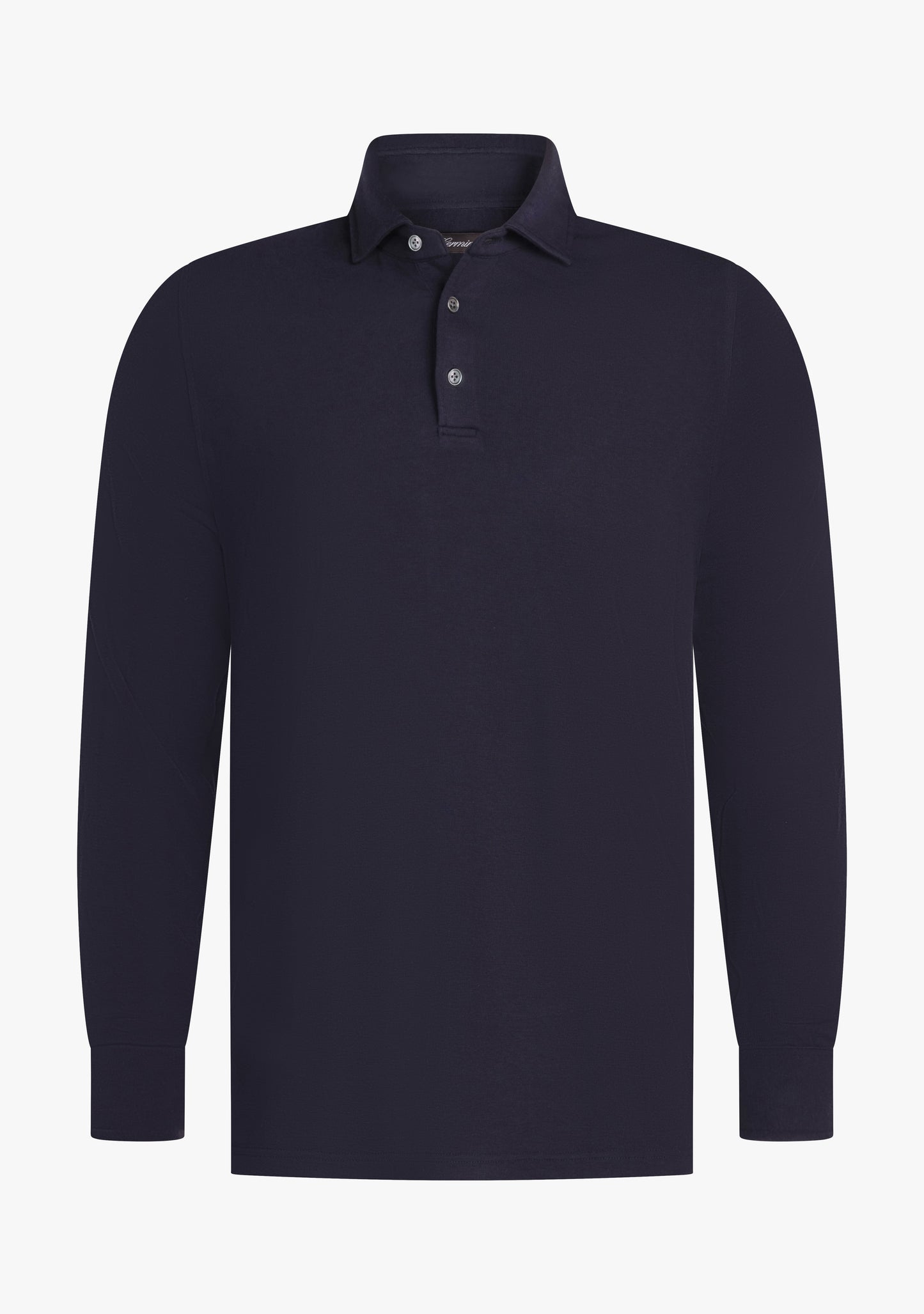 Theo Wool jersey polo Navy