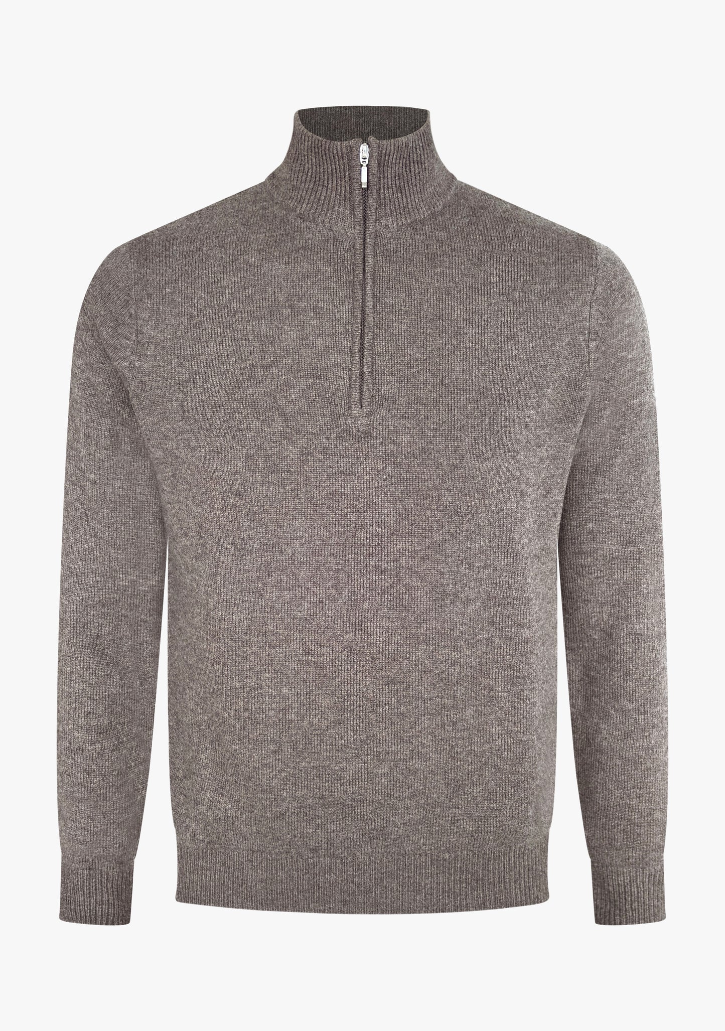 Victor half zip brown