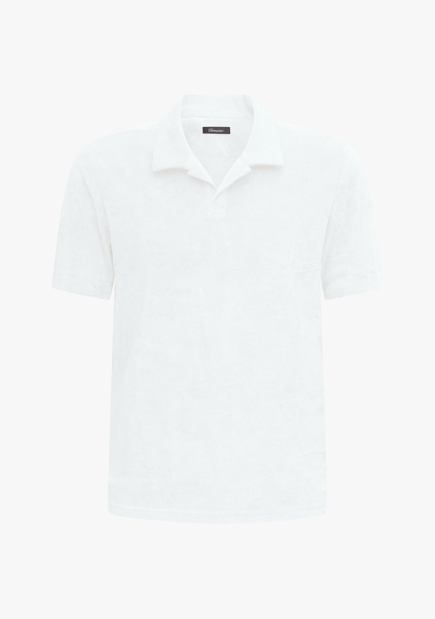 Riviera Terry Polo Short Sleeve White