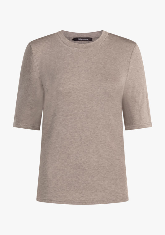 Yara wool jersey T-shirt Taupe