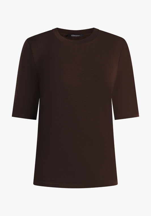 Yara wool jersey T-shirt Brown