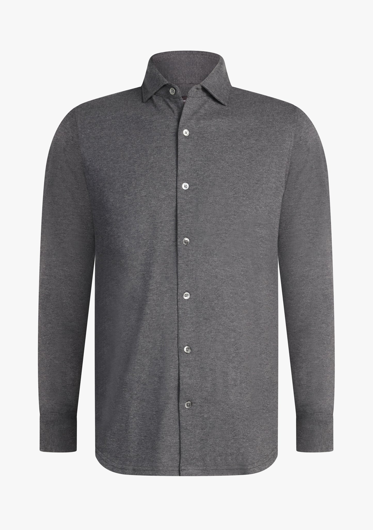 Felix Cotton Pique Shirt Grey