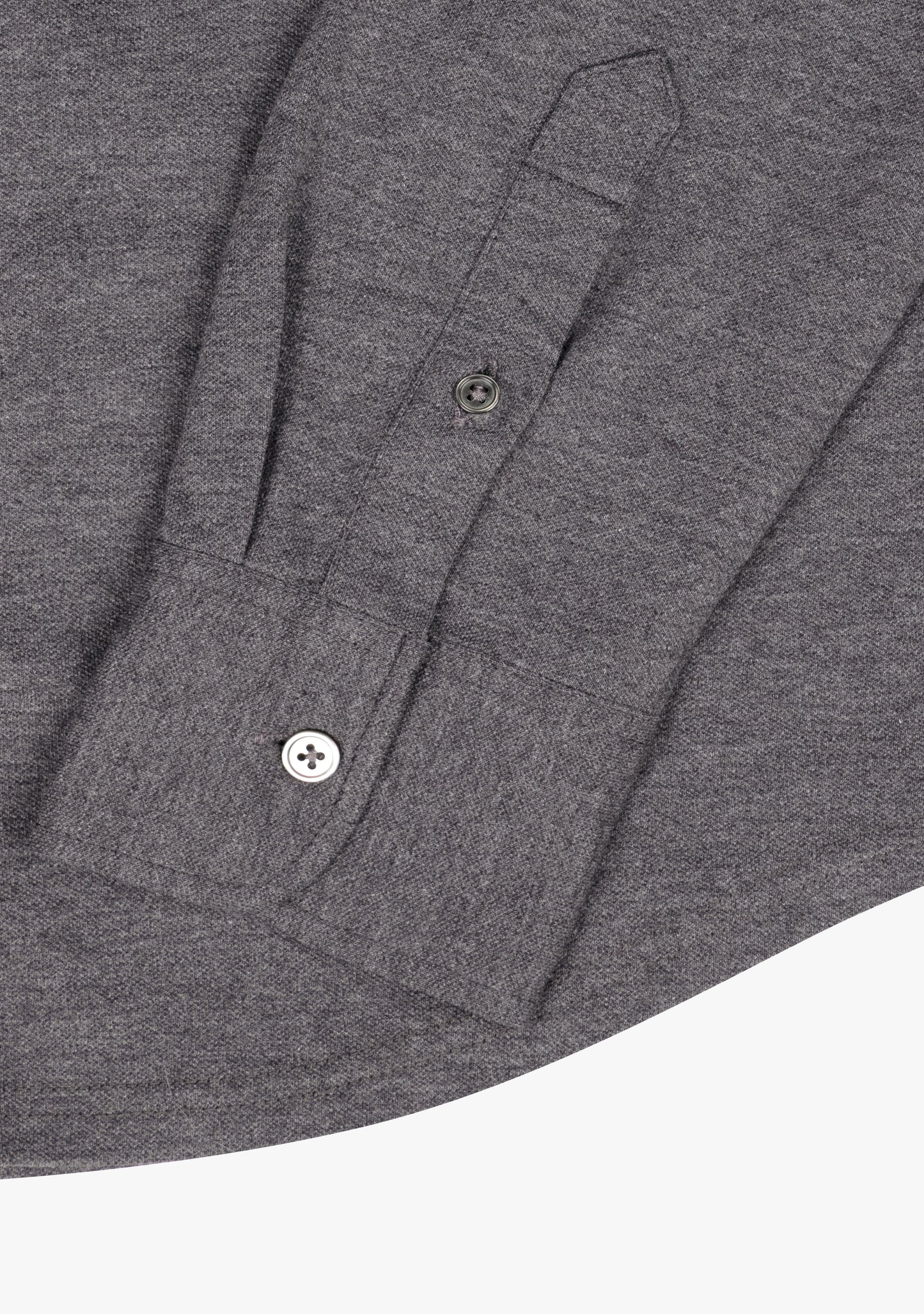 Felix Cotton Pique Shirt Grey