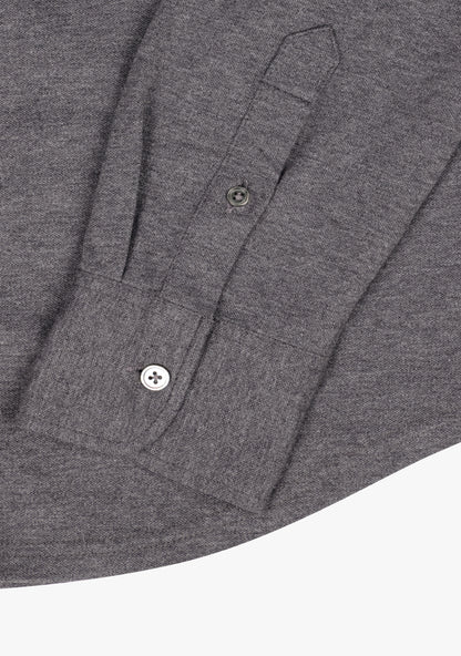 Felix Cotton Pique Shirt Grey