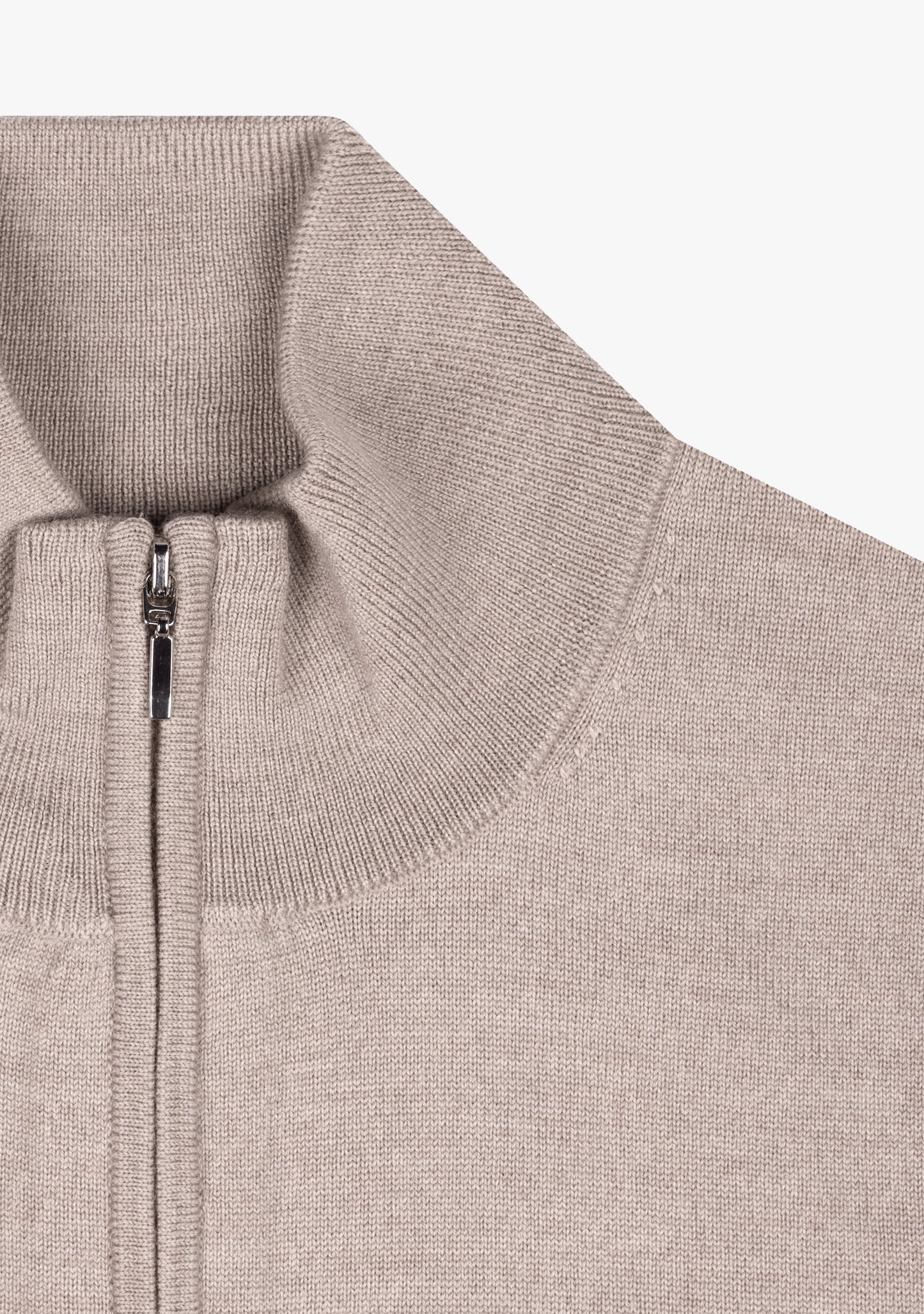 Clark Half zip sweater Taupe