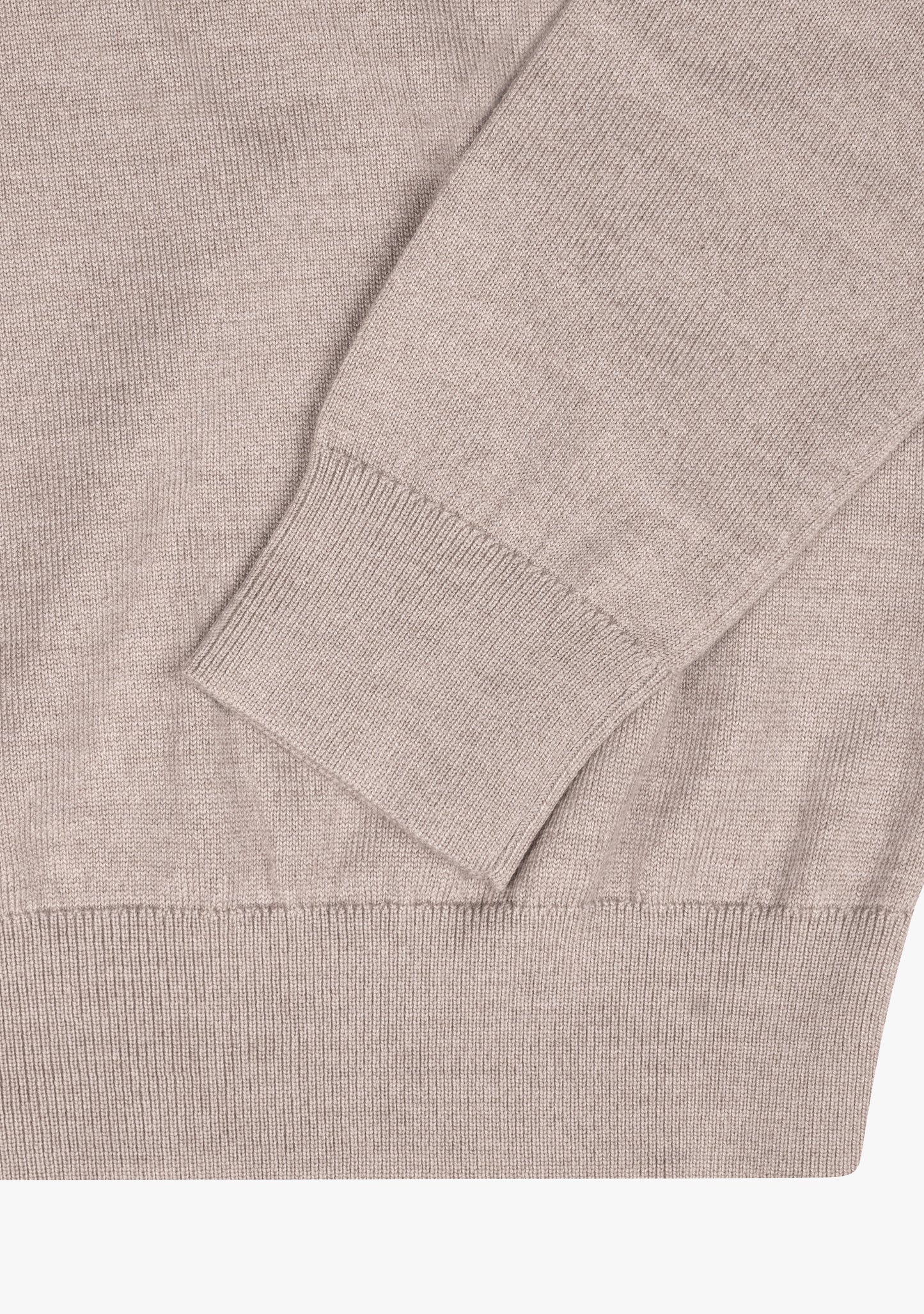 Clark Half zip sweater Taupe