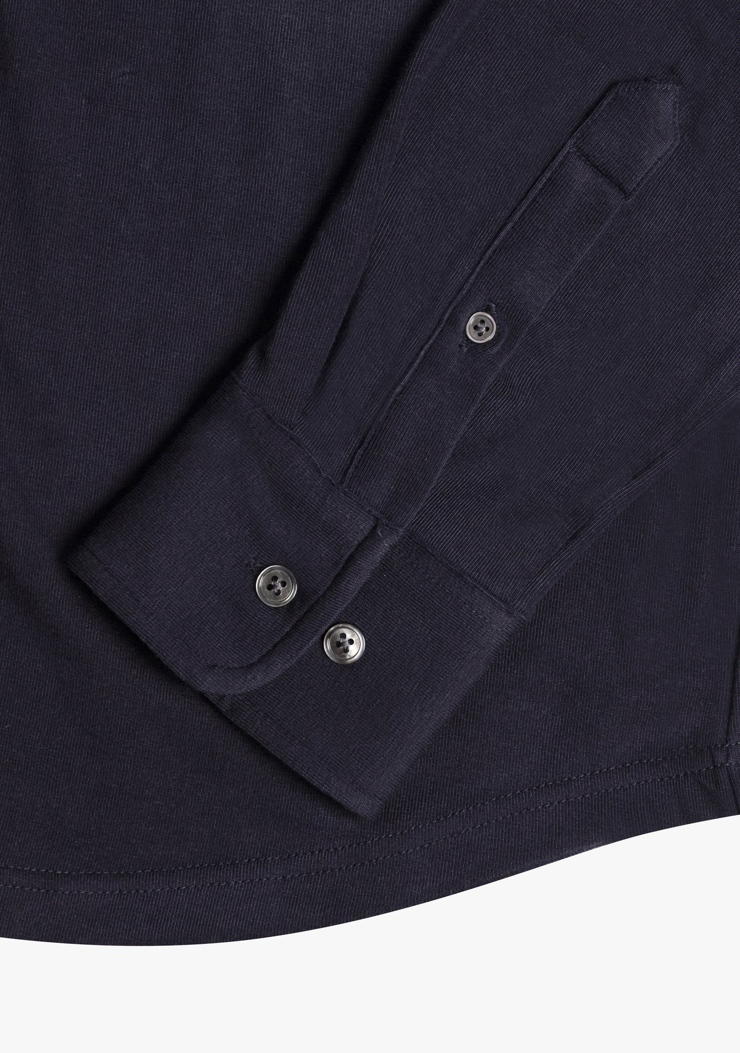 Wool jersey shirt Navy